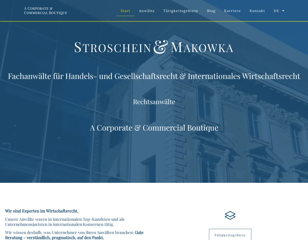 SMR-Legal – Website-Referenz